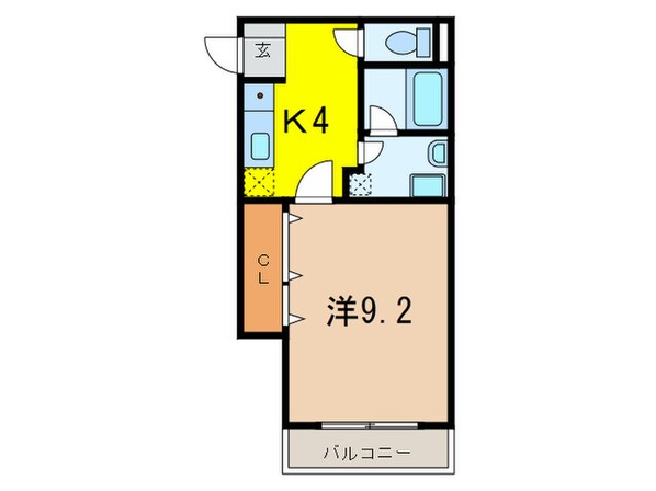 フラット甲子園の物件間取画像